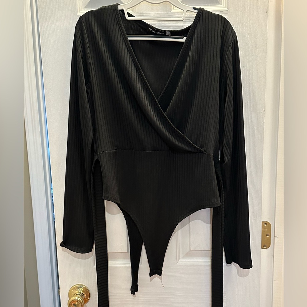 Black Long Sleeve Bodysuit